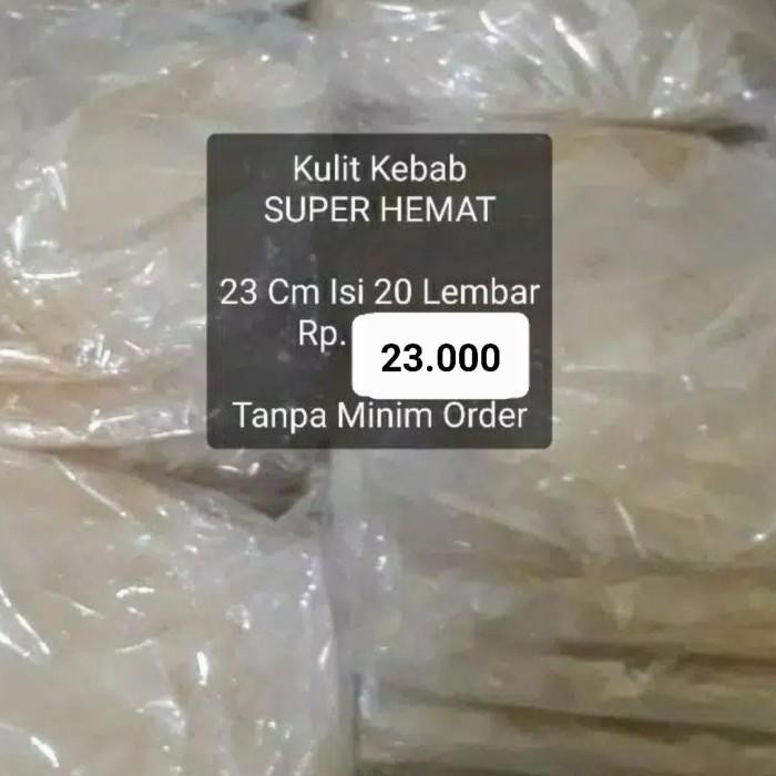 

(Allthebest) Kulit Kebab Harga Super Hemat 23 cm Isi 20 Lembar Tortila Tortilla
