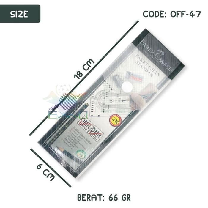 

NYBEBY26 FABER CASTELL PAKET UJIAN STANDAR / PAKET BELAJAR ONLINE ALAT TULIS