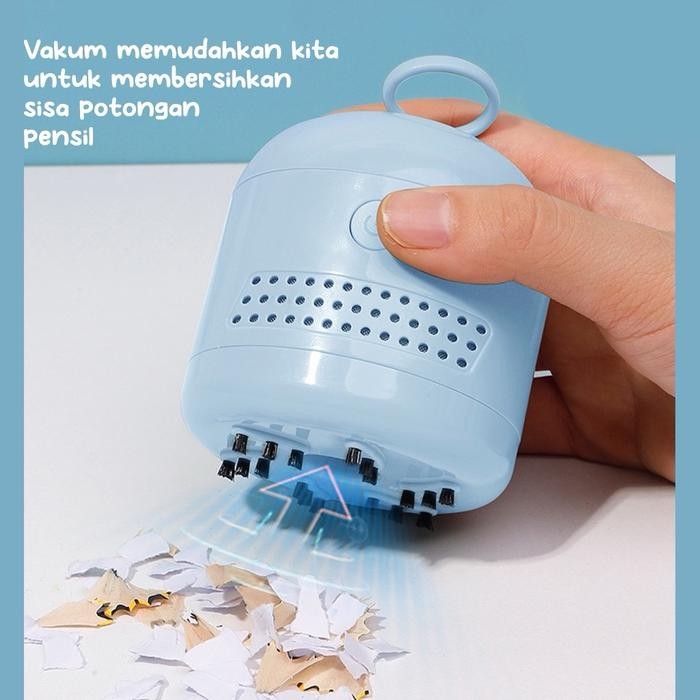 

NYBEBY26 ELECTRIC STATIONERY SET / SET ALAT TULIS ELEKTRIK RAUTAN PENGHAPUS VACUUM PENSIL 7 IN 1/SET