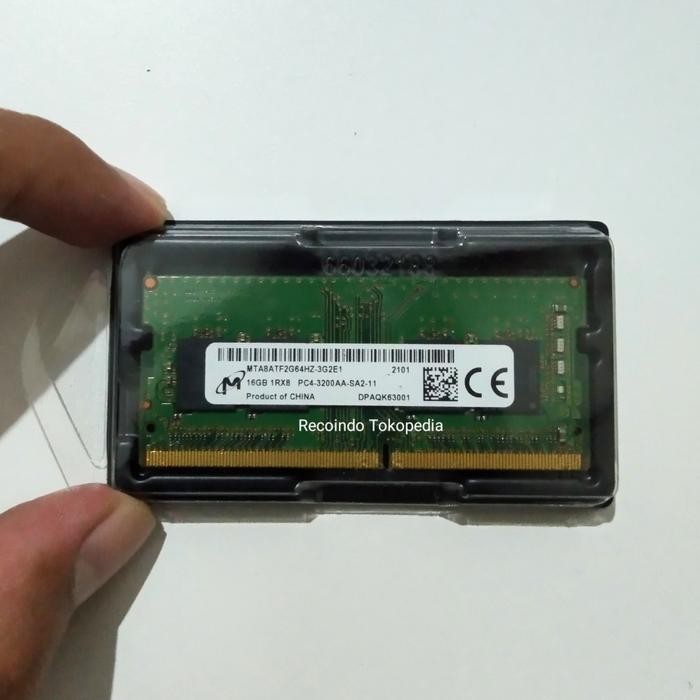 Ram Laptop Micron 16Gb 3200 Ddr4 Pc4-3200Aa Memory Notebook Sodimm