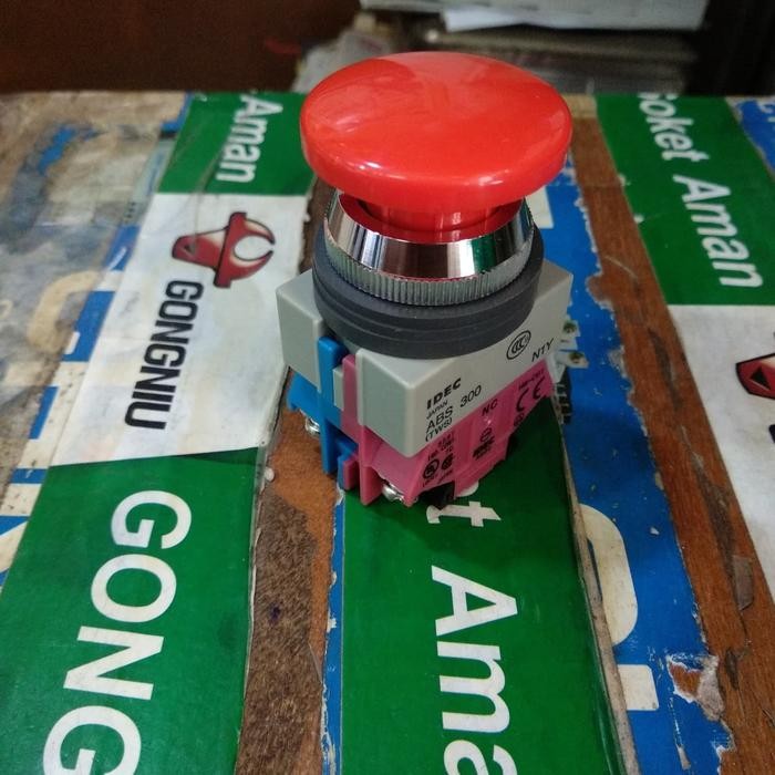 BISA TERMIN IDEC push button ABS 300, no/nc