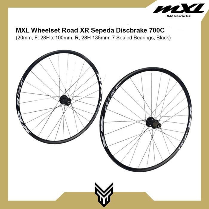 MXL WHEELSET SEPEDA BALAP ROADBIKE XR DISC 20MM 700C