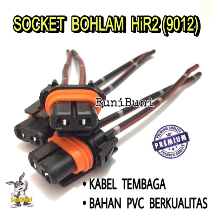 Socket Hir2 / Soket Fiting Bohlam Lampu Mobil Tipe Hir2 / 9012 Kode 037