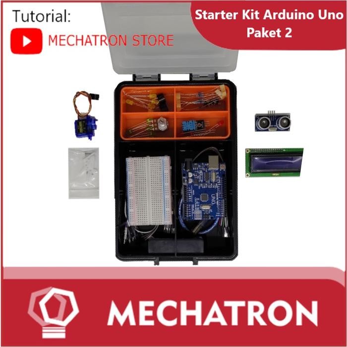(Allthebest) Arduino Uno Starter Kit Compatible Paket Belajar 2 Free CD