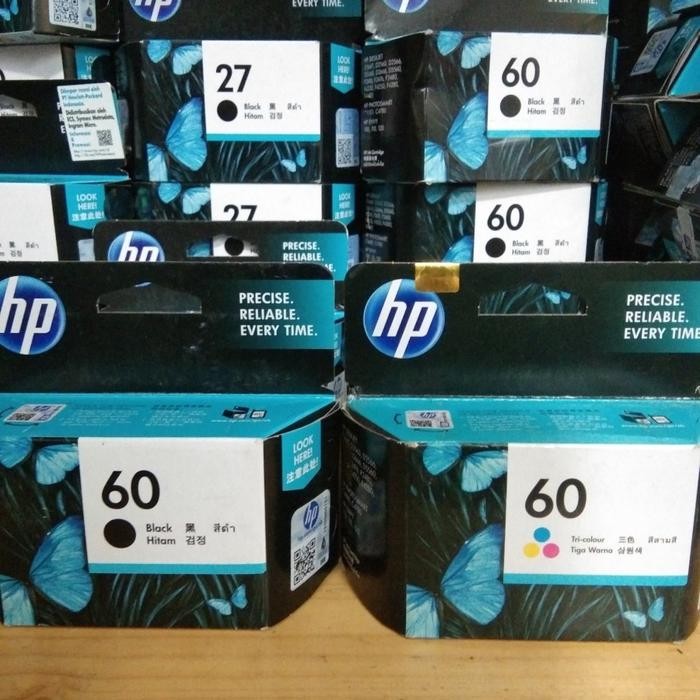 Tinta hp 60 black + hp60 color original 1set/for D1660/F2410