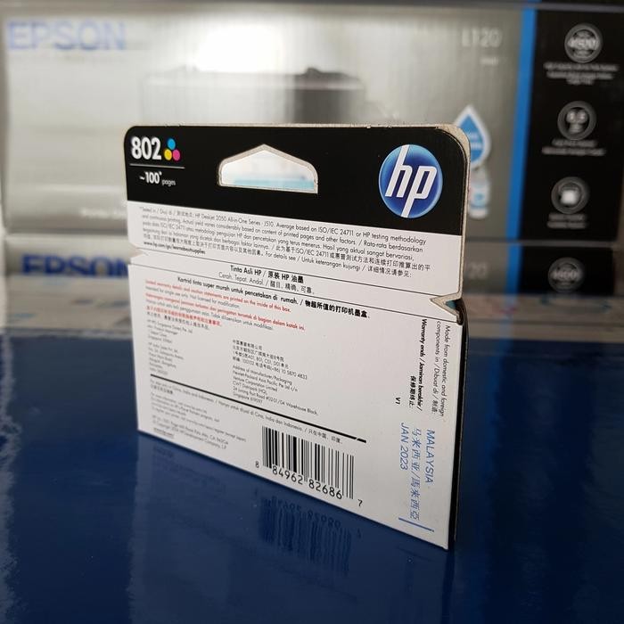 TINTA HP 802 COLOR ORIGINAL