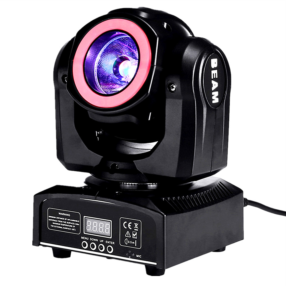 DJ Lighting Mini Moving Head Led 60W Beam Stage Light With 12LED SMD5050 RGB Super Bright DJ Spot Wa