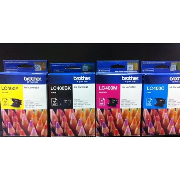Tinta Brother LC400 - Brother LC 400 untuk MFC-J5910DW J6910DW J725DW