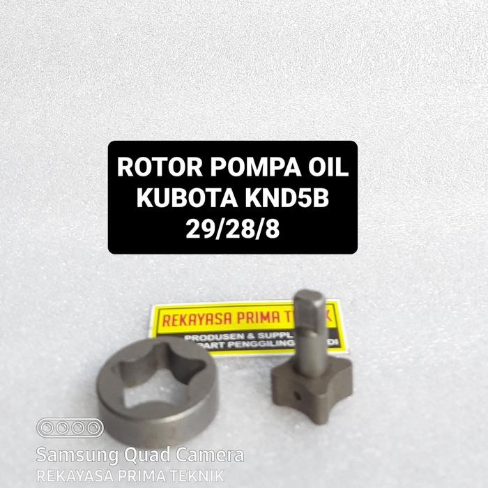 ~@~@~@~@] KND5B ROTOR POMPA OLI OIL PUMP KUBOTA KND 5B KND 5 B