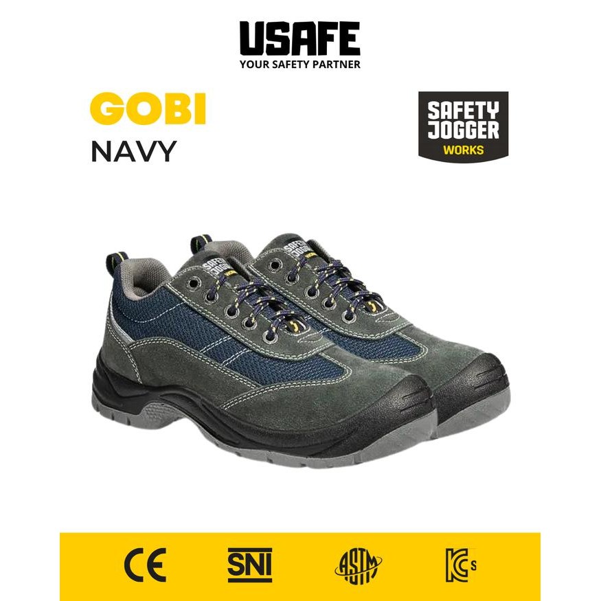 Sepatu Safety Jogger Gobi Navy Hijau