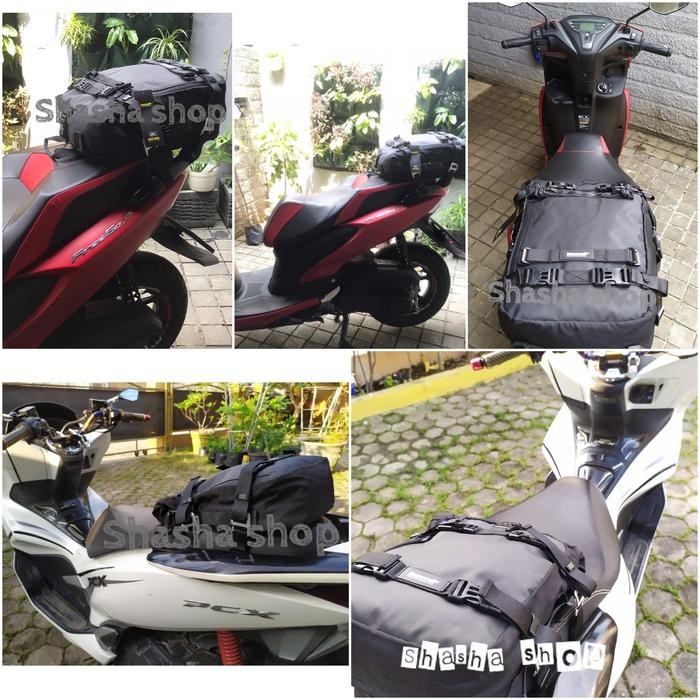 Rhinowalk - Waterproof Motorcycle Tailbag Tankbag Sidebag Pannier Bag #Gratisongkir
