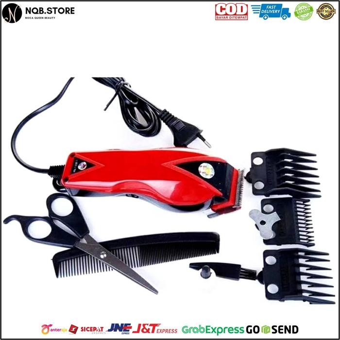 READY STOK ALAT POTONG RAMBUT - MESIN CUKUR RAMBUT LISTRIK PRAKTIS SET GUNTING