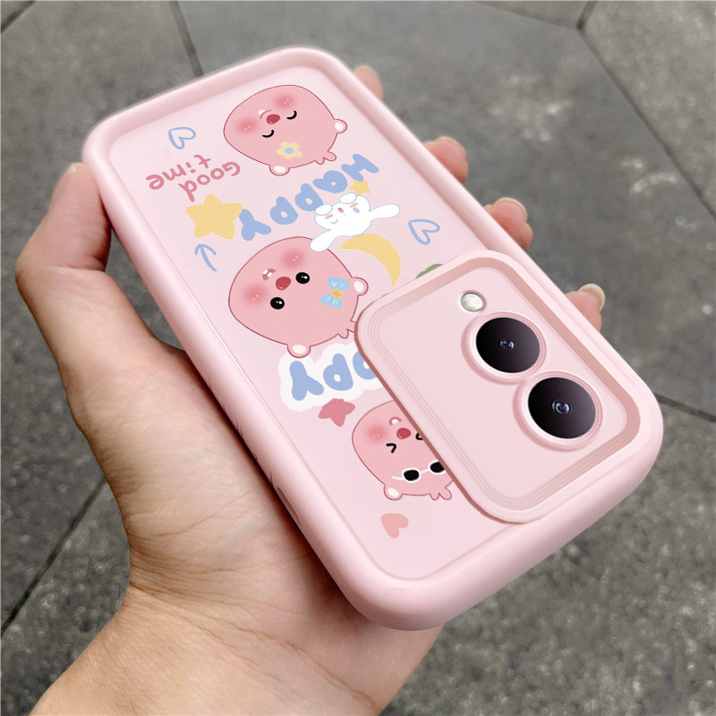 CUCI GUDANG Casing Hp untuk VIVO Y17s Y28 5G Y36i 5G Case Pola capybara lucu kartun Kasing ponsel