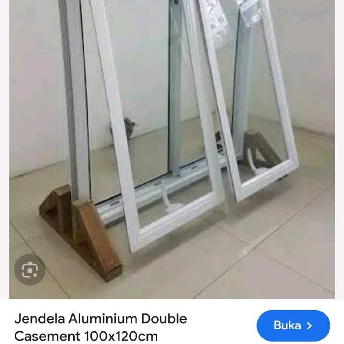 Jendela Boven alumunium 6040cm