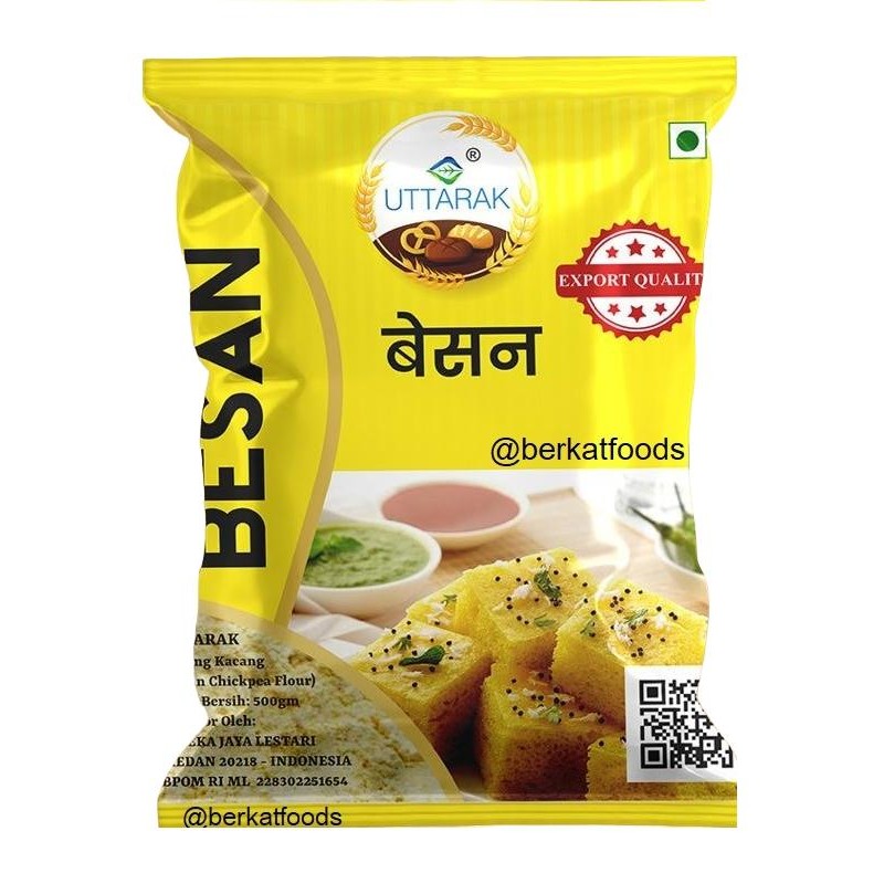 

Besan Flour Uttarak India / Tepung Chickpea Garbanzo Chana Kacang Arab