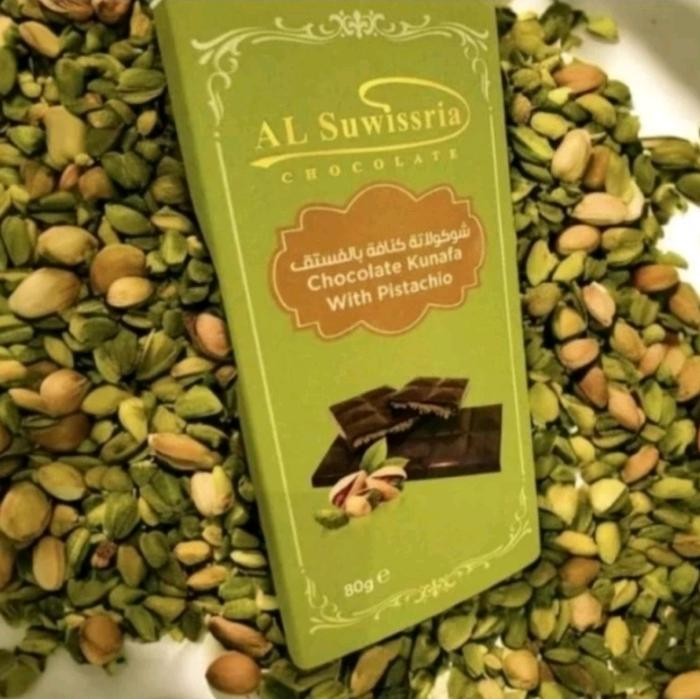 

Chocolate Kunafa With Pistachio Coklat Dubai