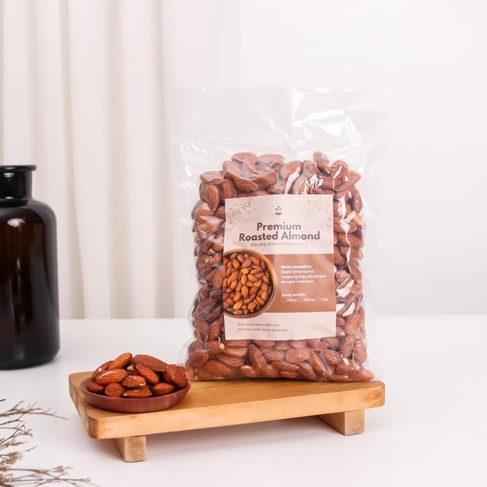 

Alora Roasted Almond 500Gr - Kacang Almond Panggang Alora 500 Gram