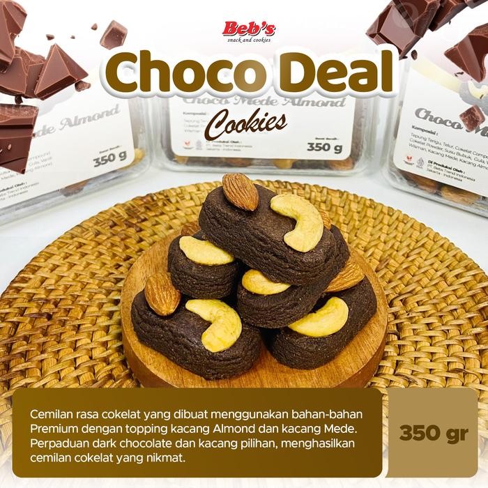 

Choco Mede Almond Premium (Best Quality) 350 Gram Cemilan Cokelat Kacang Favorite Crispy Crunchy