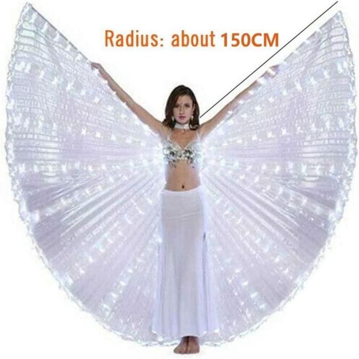 xie Sayap Kerub Belly Dance Led Kostum Sayap Malaikat Kostum Sayap