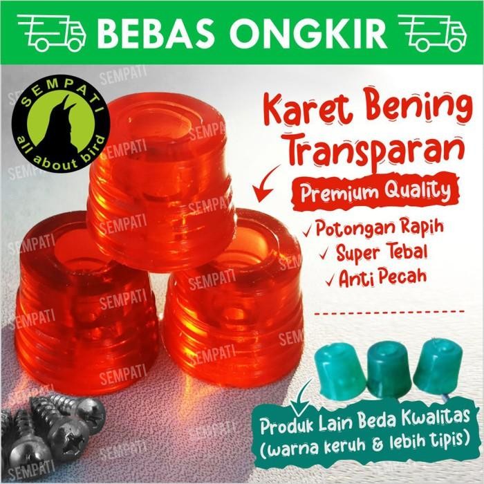 Kaki tebok sangkar kandang burung lovebird pleci murai karet trnspara