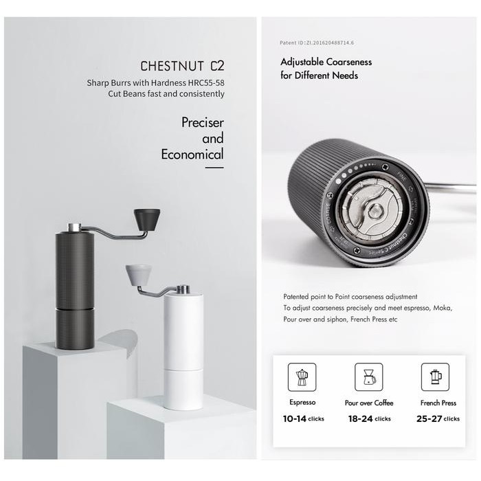 Allthebest TIMEMORE Chestnut C2 Coffee Grinder