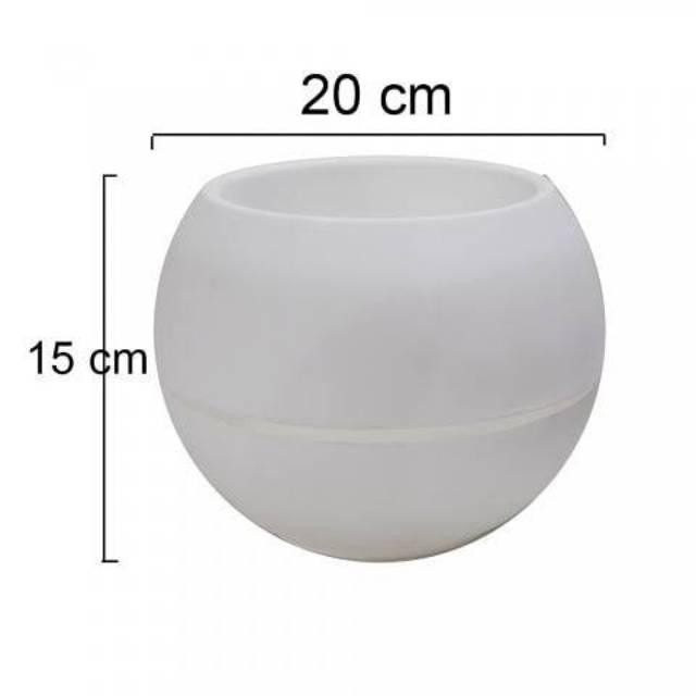 (Allthebest) POT BOLA VIENNA Pot Bunga vas bola vienna pot telur pot bulat