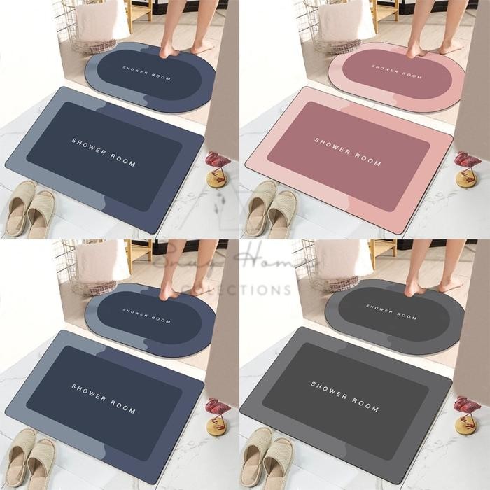 (Allthebest) Keset Diatomite Asli Barang Keset Kamar Mandi