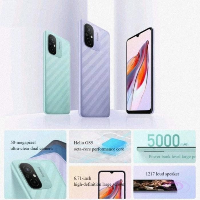 [PROMO] HP XIOMI REDMI 12c Ram 4+128GB ( Camera 50MP + Battery 5000mAh + Display 6,71 inches)