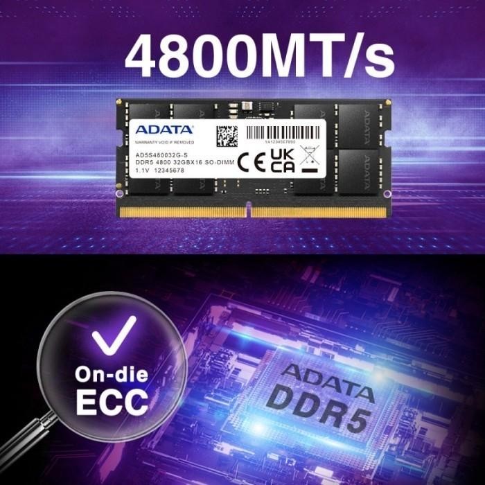 Adata DDR5 16GB 4800Mhz SODIMM DDR5 4800 16GB RAM for Laptop