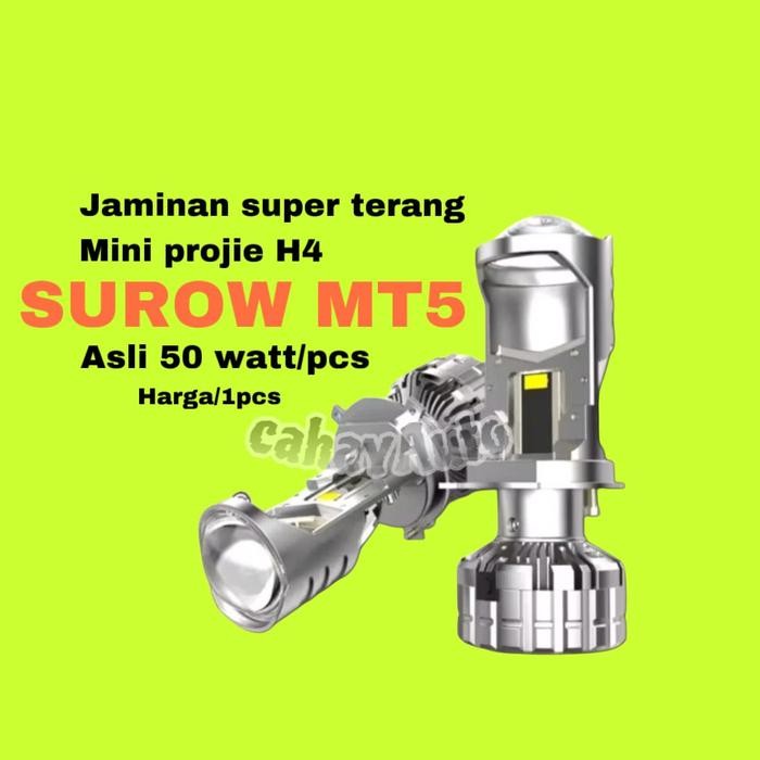 SURROW MT5 LAMPU MINI PROJIE MOTOR MOBIL SUPER TERANG