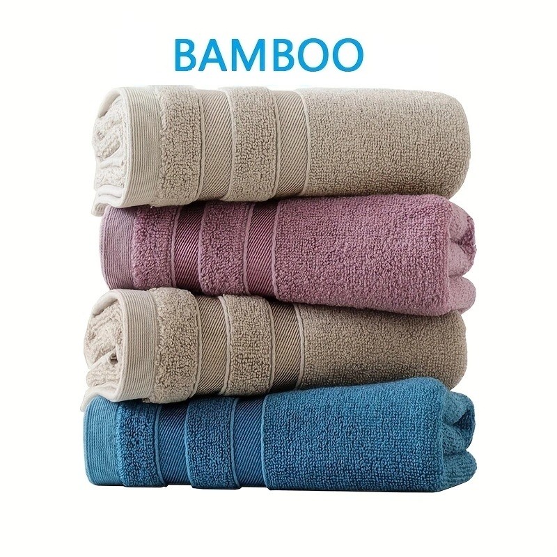 1 PC Natural, Sustainable, Hypo-Alergenic, High Absorbent, Super Soft Luxury Premium Bamboo Cotton