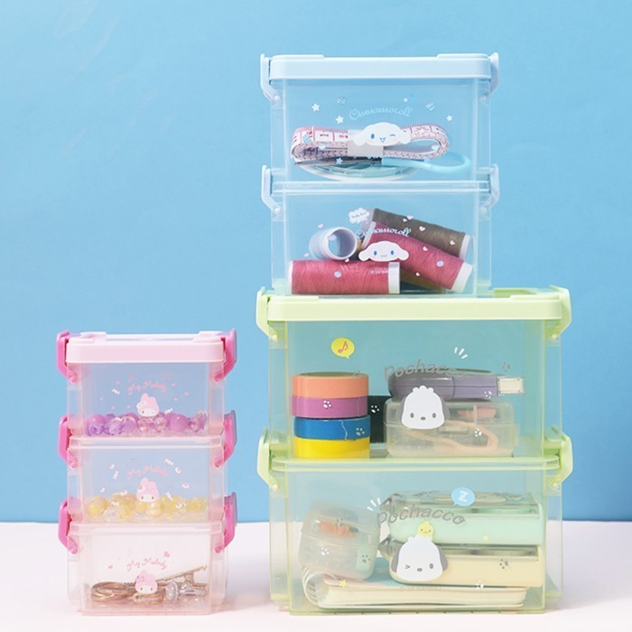 Miniso My Melody Sanrio Storage Box Storage Box Kotak Penyimpanan