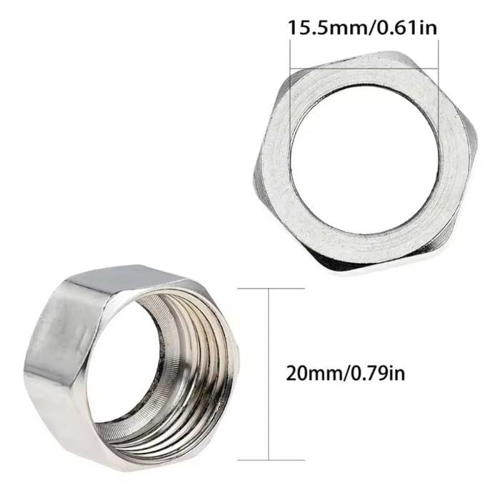 Konektor ring penyambung selang shower mandi / ring kepala selang shower kamar mandi *