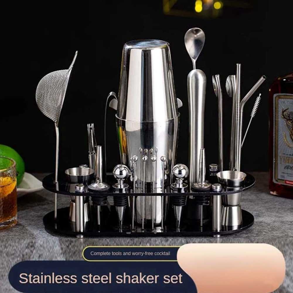 Bartender Set Cocktail Boston Shaker Stainless Steel Bartender Stainless Steel Boston Shaker Cocktai