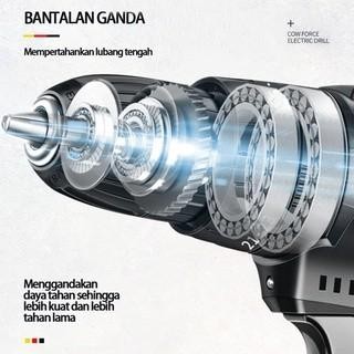 Expert JF bor baterai / bor cordless baterai lithium 42V/12V Bor listrik