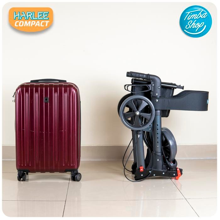 HARLEE COMPACT ROLLATOR - EDITION ONYX - WALKER BERODA RODA 4