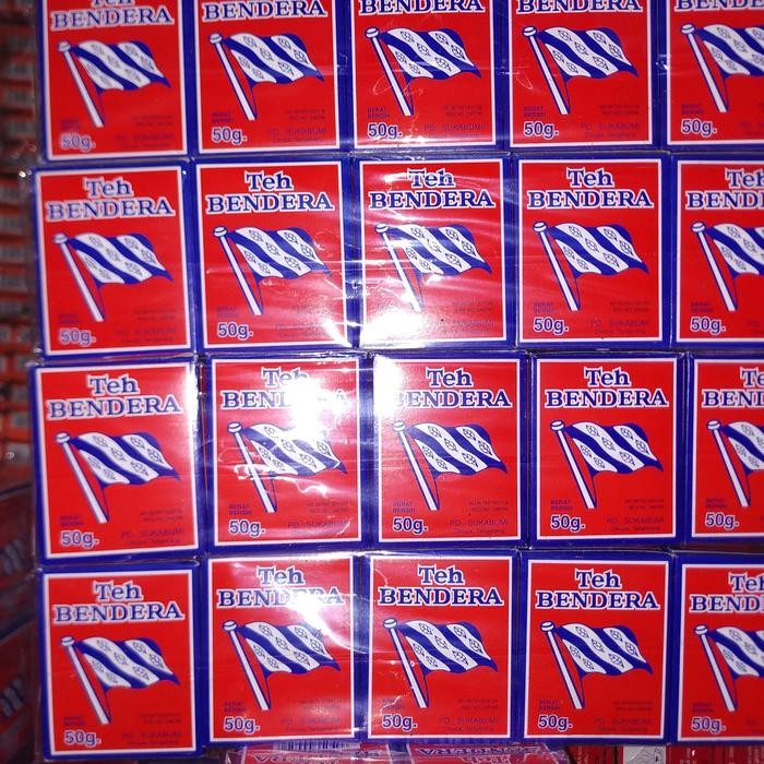 

Teh bubuk cap Bendera 50gr per pack (10 pcs)