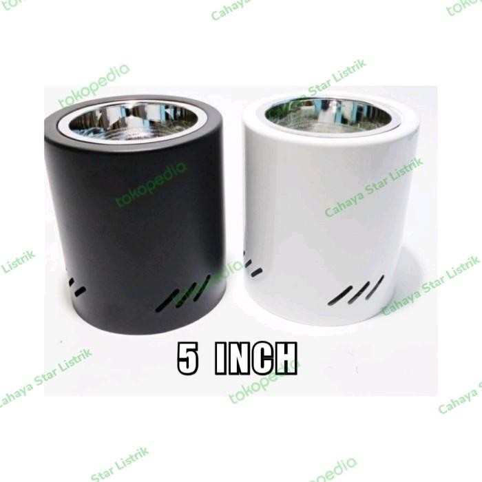[Expert] Kap Lampu Downlight Outbow Bulat 5INCH / Lampu Plafon Tempel Dinding