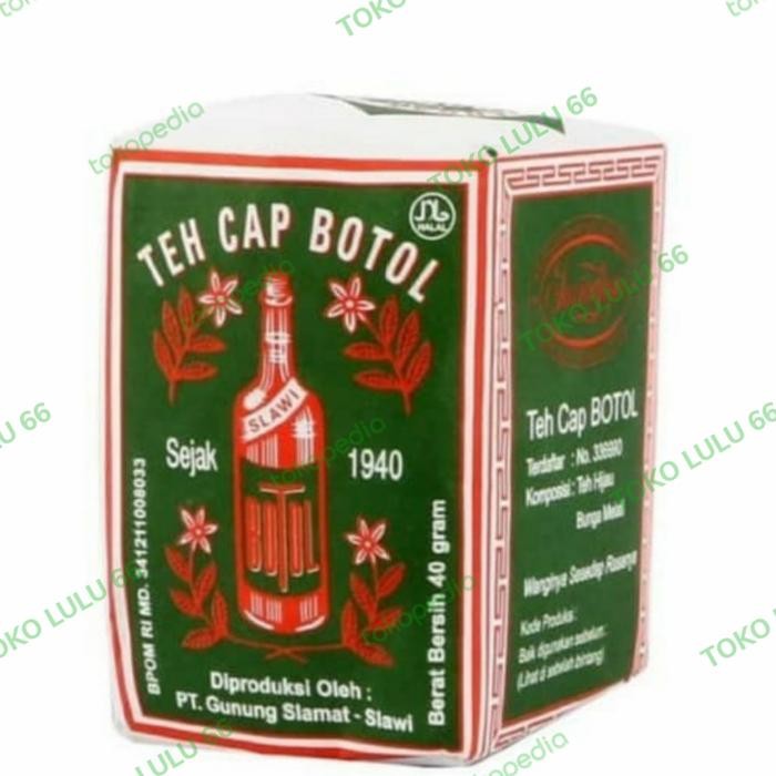 

TEH CAP BOTOL HIJAU TUBRUK/BUBUK (Kecil & Besar)Melati Jasmine