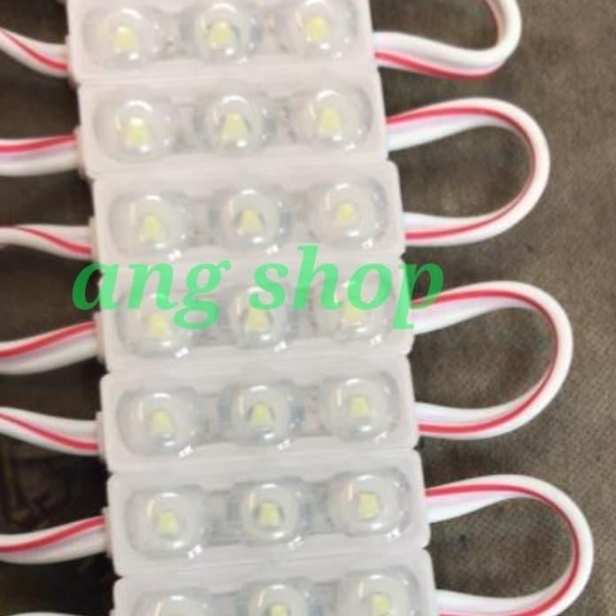 [Expert] Modul 2835 3 Led Tipe 2809 12V Putih 100 Pcs Modul Mini 3 Mata 2835