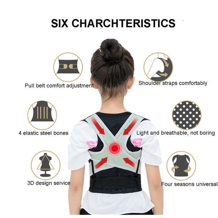KORSET PENYANGGA PUNGGUNG TALI PUNGGUNG PRIA PENARIK PUNGGUNG KOREKTOR PUNGGUNG ADJUSTABLE POSTUR
