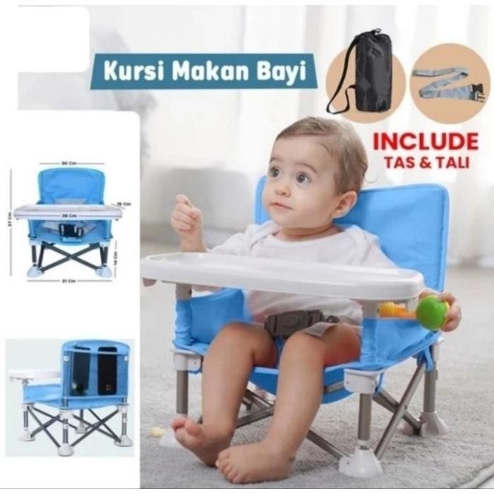 KURSI MAKAN BALITA LIPAT KURSI MAKAN ANAK PORTABLE KURSI MAKAN BAYI LIPAT FOLDABLE