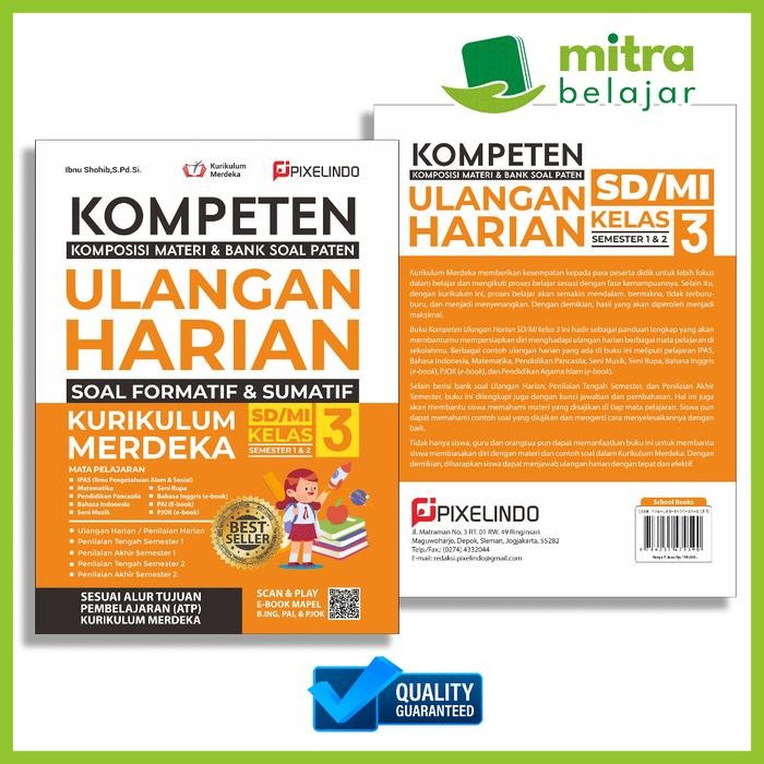 

Ready- Buku Pelajaran Sd Mi Belajar Kompeten Ulangan Harian Kurikulum Merdeka Kelas 1 2 3 4 5 Dan 6