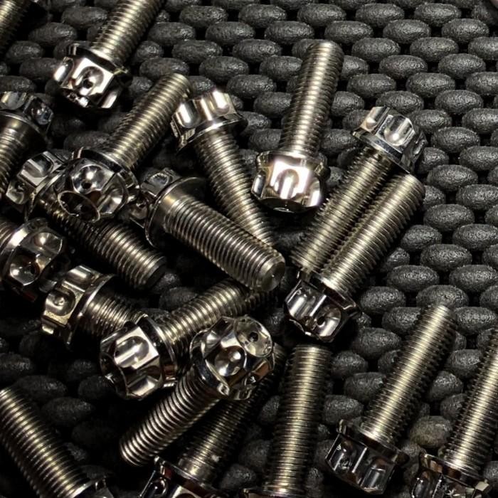 BAUT BREKET KALIPER KE SHOCK JUPITER Z FIZR NOUVO PROBOLT STAINLESS