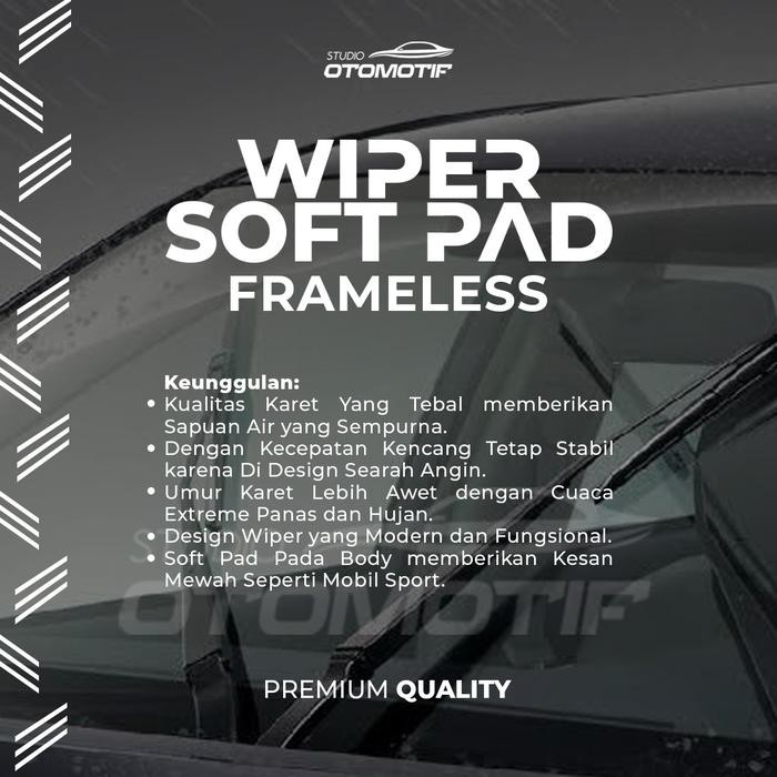 WIPER TOYOTA SIENTA SOFT PAD FRAMELESS ZX9 WIPER SIENTA