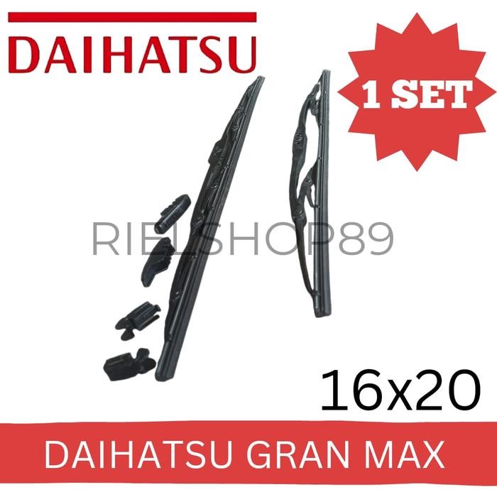 1 SET WIPER BLADE / KARET WIPER KACA DEPAN GRAN MAX / GRAND MAX / GRANMAX