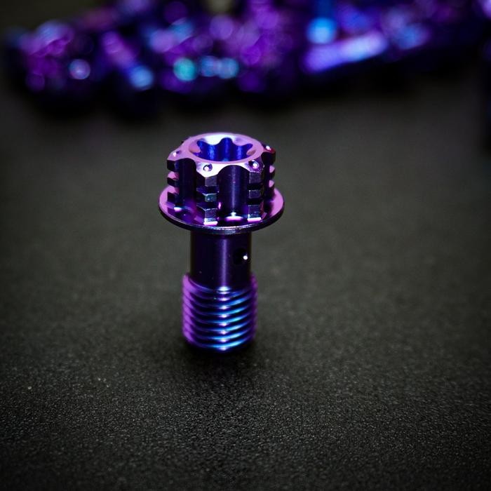 BAUT BANJO TITANIUM GR 5 KALIPER MASTER REM DRAT STANDAR KASAR SELANG NISSIN SAMURAI