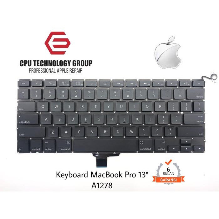 Gercep Keyboard Macbook Pro 13" A1278