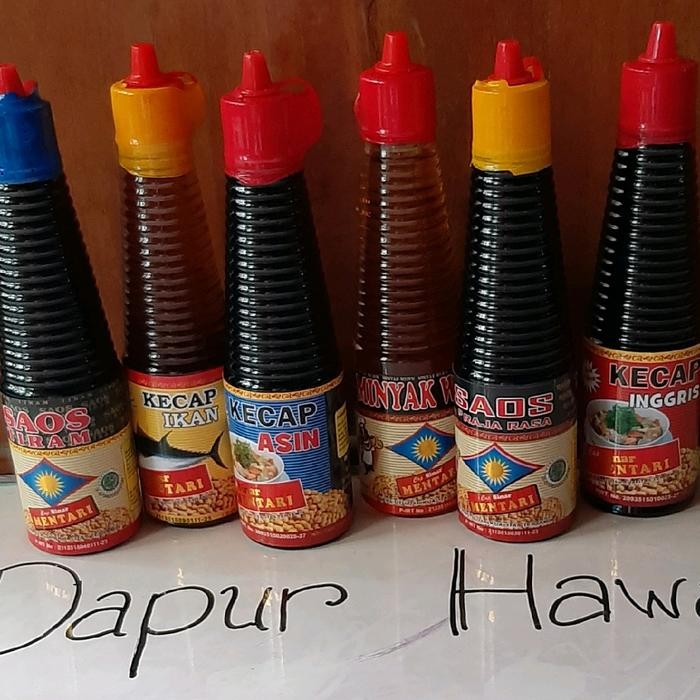 

New Paket Super Hemat isi 6 [Minyak Wijen, Kecap Ikan, Kecap Inggris, Kecap Asin, Saos Tiram, Saos