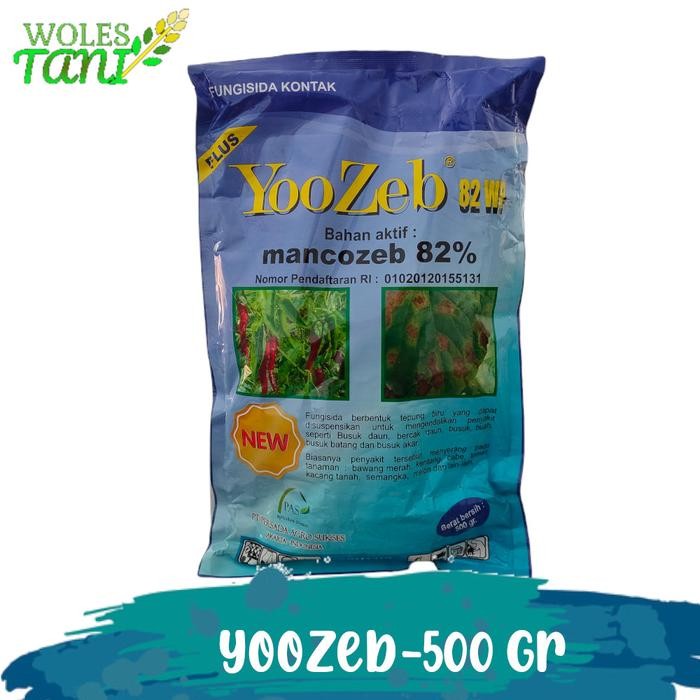 Yoozeb 500 Gram Mankozeb Biru Fungisida Karat Daun
